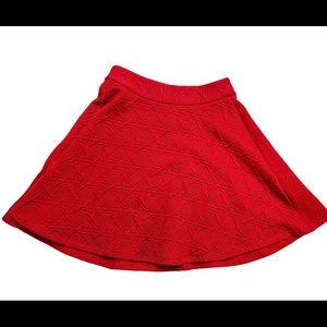 Christmas Skirt Scarlet with Gold Zipper Mrs. Claus Santa Ugly Sweater Alya